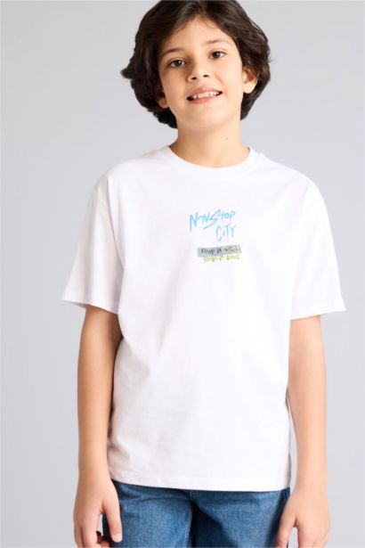 Regular Fit Printed Short Sleeve T-Shirt