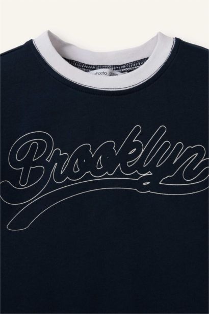 Oversıze Baskılı Tişört Erkek Bebek