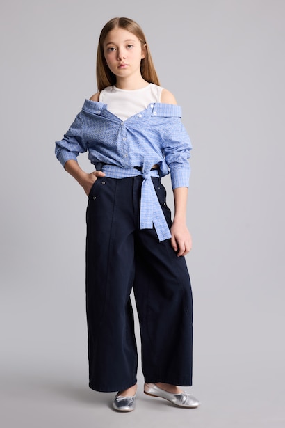 Gabardine Trousers