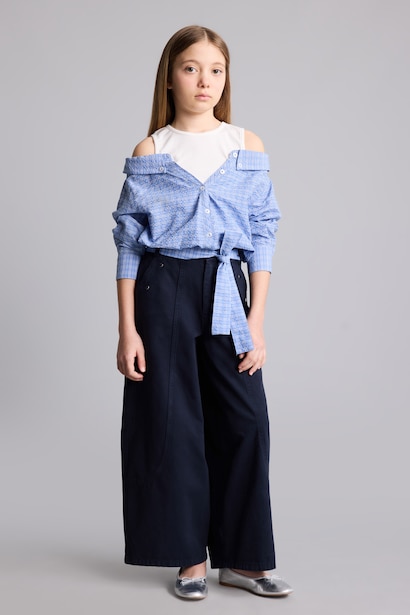 Gabardine Trousers
