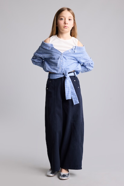 Gabardine Trousers