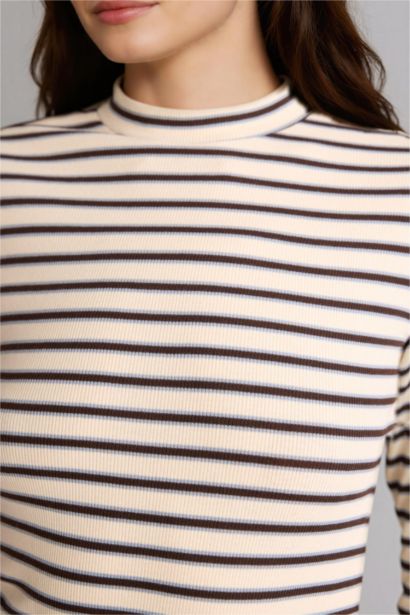 Slım Fıt Uzun Kollu Tunik