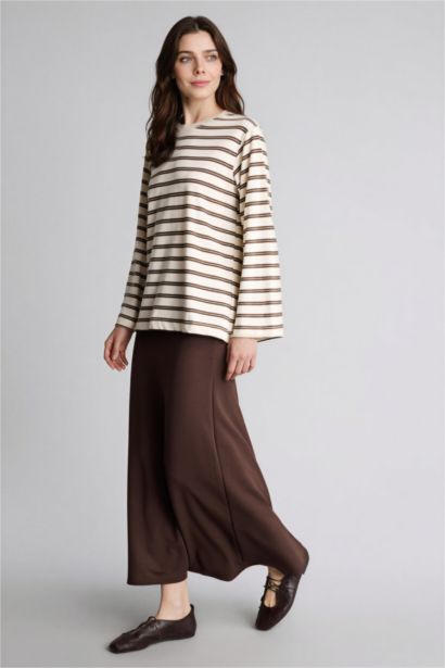 Loose Fıt Çizgili Tunik