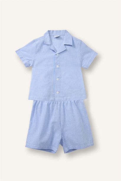 Poplin 2'Li Pijama Takım Erkek Bebek