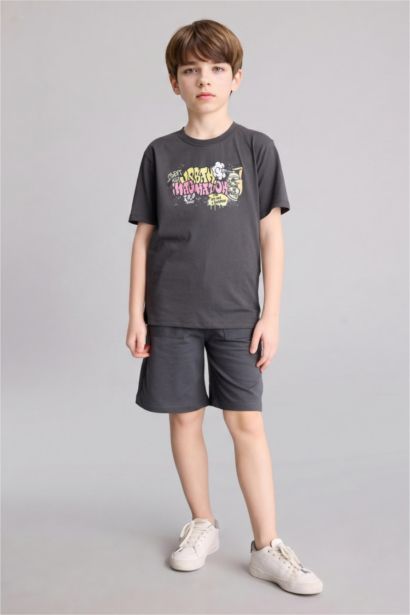 Boy New Regular Fit Printed Short Sleeve T-Shirt