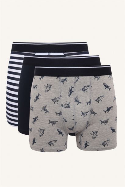 بوكسر قصة عادية - 3 قطع