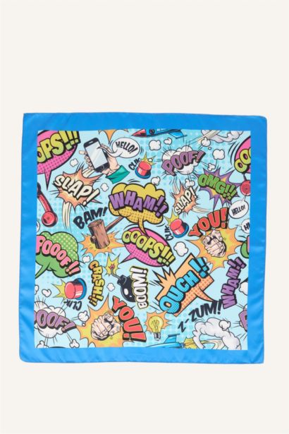 Desenli Saten Fular Erkek Çocuk