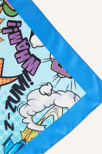 Desenli Saten Fular Erkek Çocuk