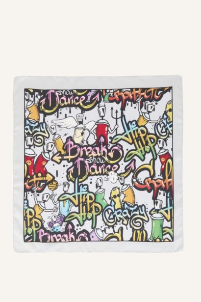 Desenli Pamuklu Bandana Erkek Çocuk