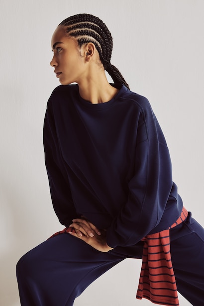 Ultra Soft Oversize Sports Basic Sweatshirt