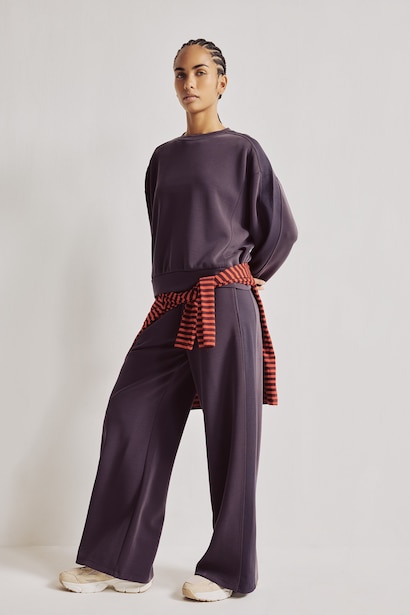 Ultra Yumuşak Oversize Modal Basic Sweatshirt
