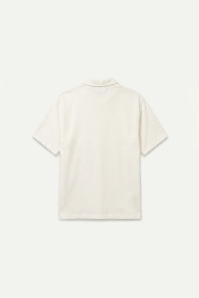 Relaxed Fit Kısa Kollu Pamuklu Polo Tişört