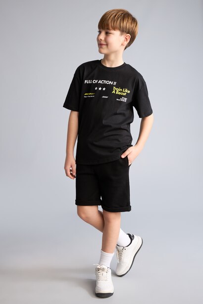 Boy Cotton Regular Fit Shorts