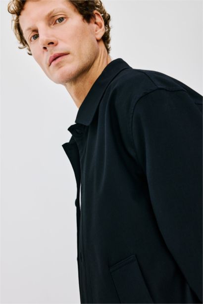 Regular Fıt Polo Yaka Blazer Ceket