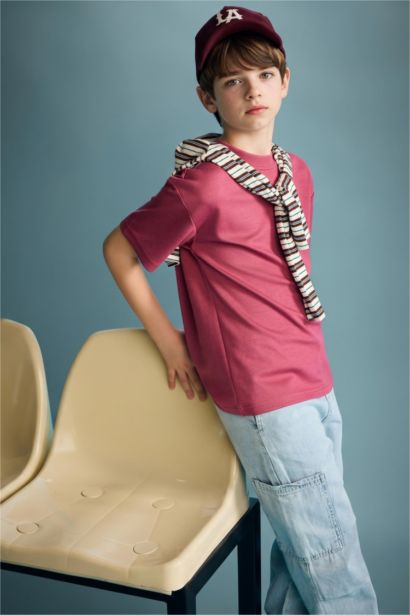 Oversize Kısa kollu Tişört Erkek Çocuk