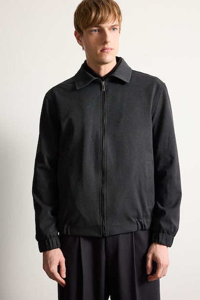 Regular Fit Lined Puffer Jacket
