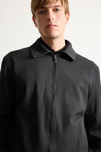 Regular Fit Lined Puffer Jacket