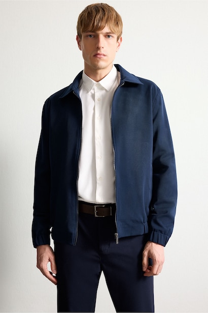 Regular Fit Lined Puffer Jacket