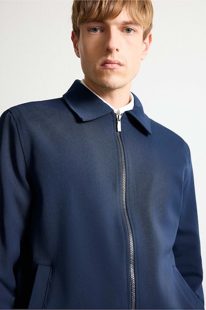Regular Fit Lined Puffer Jacket