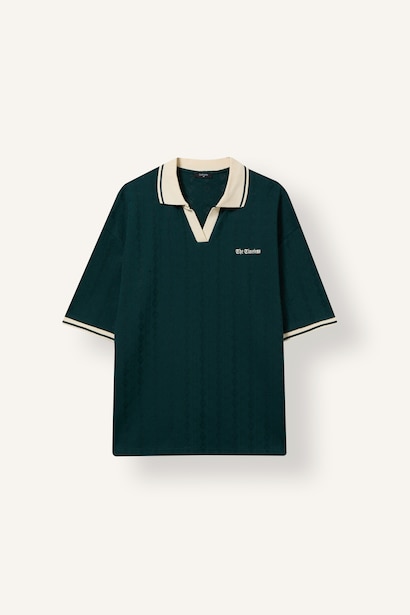 Boxy Fit Short Sleeve Polo T-Shirt