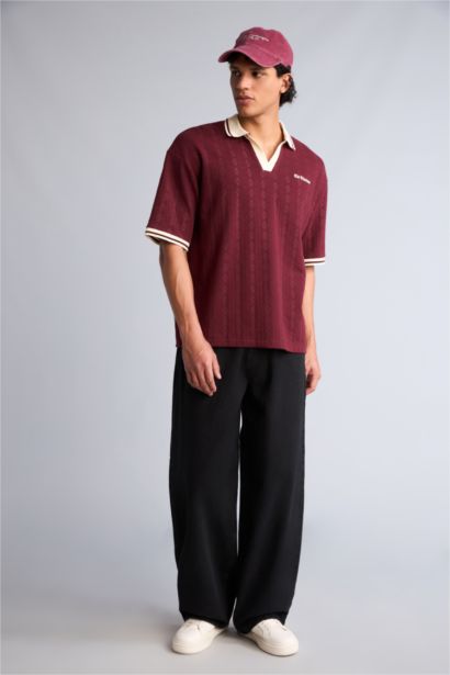 Desenli Polo Tişört