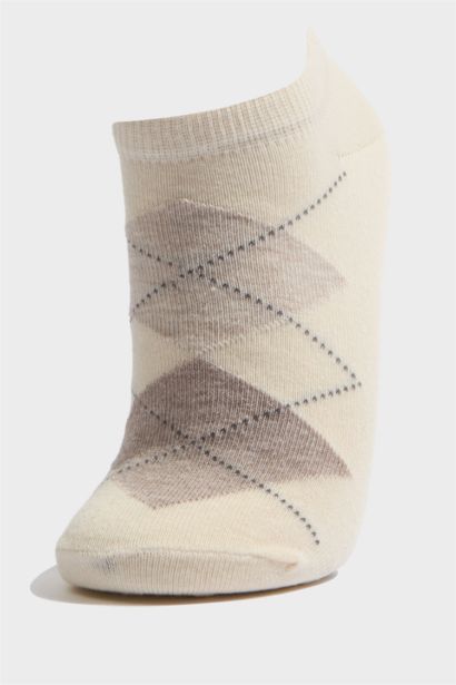 Kadın 5'li Pamuklu Patik Çorap