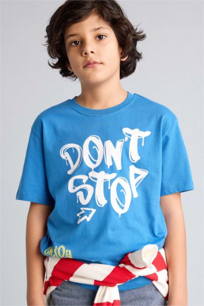 Baskılı Tişört Erkek Çocuk