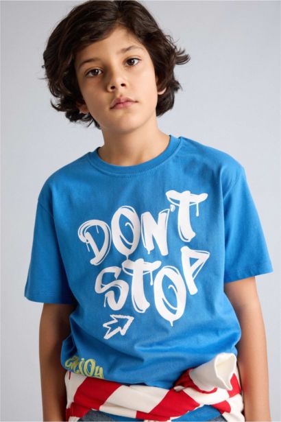 Baskılı Tişört Erkek Çocuk