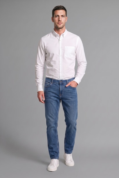 Regular Fit Cotton Long Sleeve Shirt