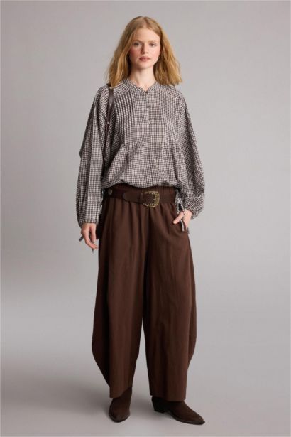 Relax Fit Voile Trousers
