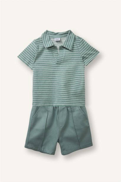 Baby Boy Striped 2 Piece Set