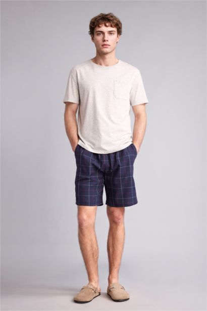 New Regular Fıt Poplin Şort