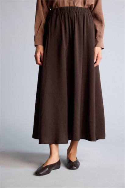 A Form Beli Lastikli Maxi Etek