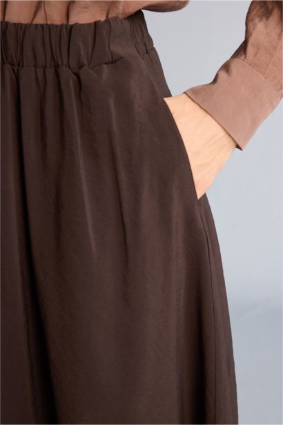 A Form Beli Lastikli Maxi Etek