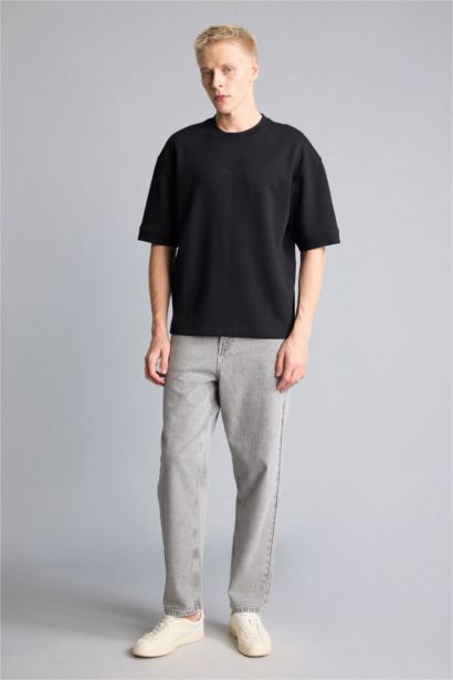 Loose Fit Kısa Kollu Baskılı Tişört
