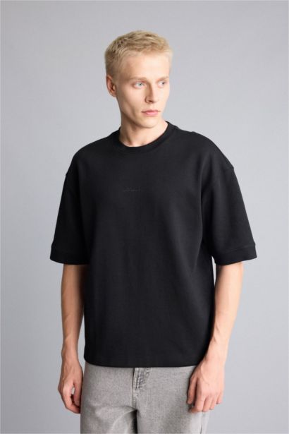 Loose Fit Kısa Kollu Baskılı Tişört