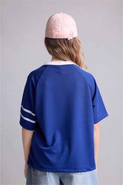 Relaxed Fit Baskılı Tişört Kız Çocuk