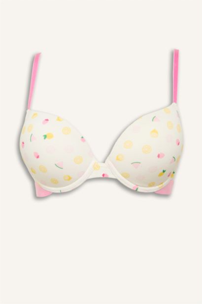 Meyve Desenli Kaplı Pedli