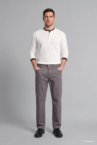 Tapered Fit Pantolon