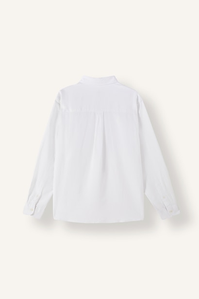 Regular Fit Linen Blended Long Sleeve Shirt