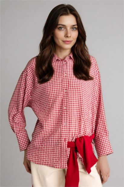 Regular Fıt Krinkıl Kumaş Uzun Kollu Tunik