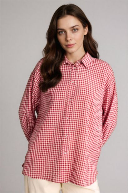 Regular Fıt Krinkıl Kumaş Uzun Kollu Tunik