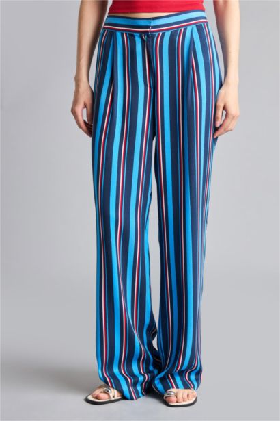 Wide Leg Normal Waist Straight Leg Belmando Trousers