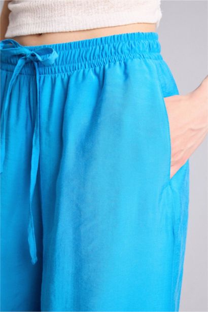 Normal Waist Wide Leg Trousers