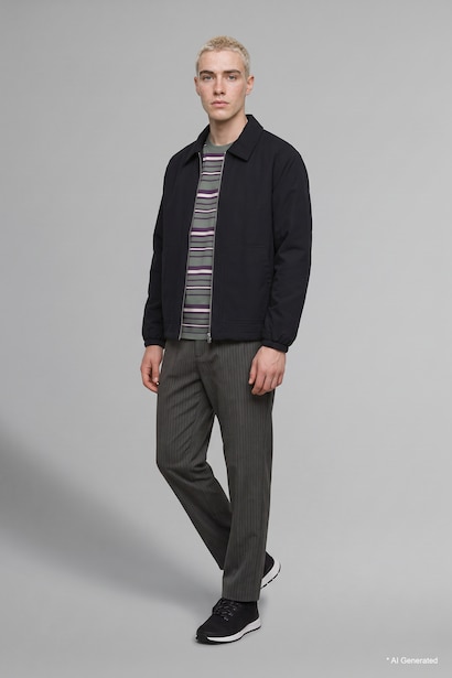 Boxy Fit Crew Neck Sweatshirt