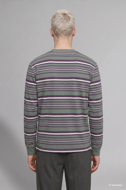 Boxy Fit Crew Neck Sweatshirt