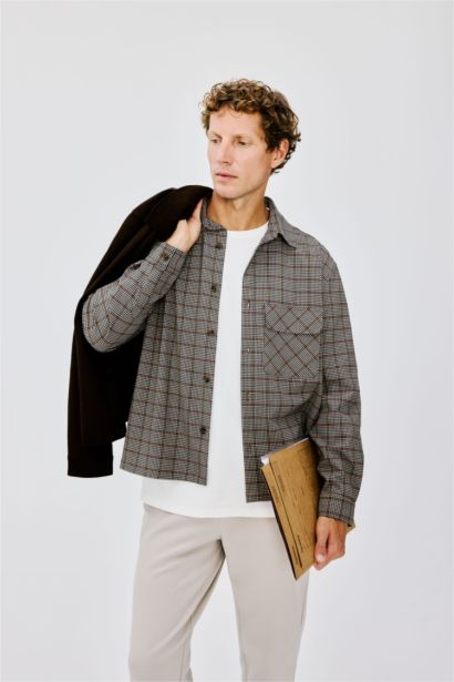 Boxy Fit Long Sleeve Shirt