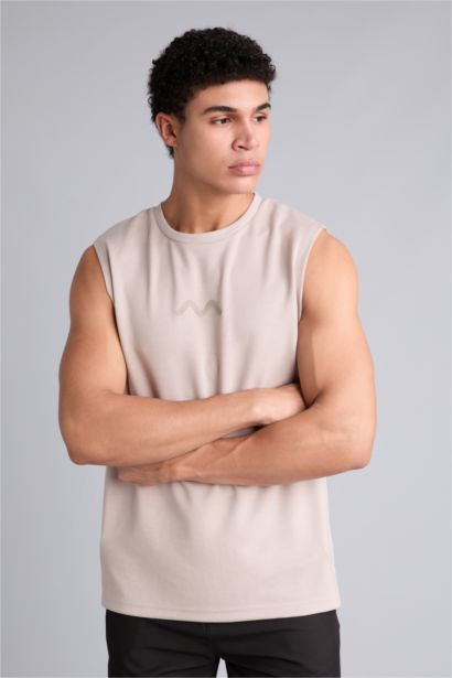 Standard Fit modal Crew Neck Sleeveless Tank Top