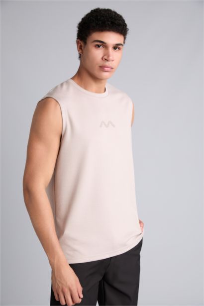 Standard Fit modal Crew Neck Sleeveless Tank Top