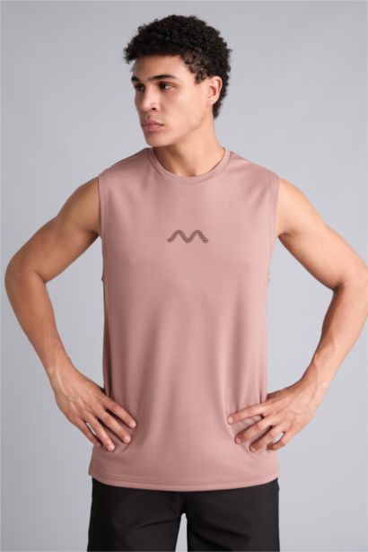 Standard Fit modal Crew Neck Sleeveless Tank Top